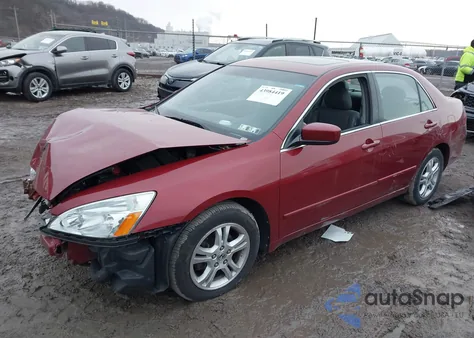2007 Honda Accord 2.4 Ex из США, поврежденный, VIN 1HGCM56887A006128